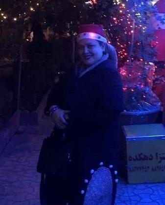 عکس بهاره رهنما در کریسمس