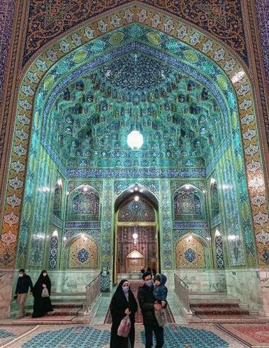 عکس ورودی حرم امام رضا