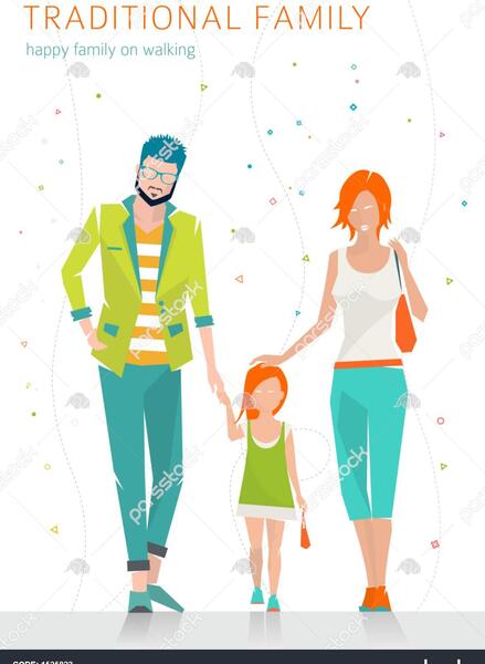 عکس پیاده روی با خانواده