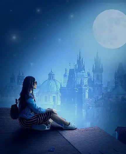 عکس فانتزی آسمان شب
