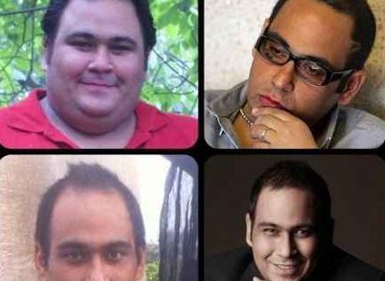 عکس رضا داوودنژاد با غزل بدیعی