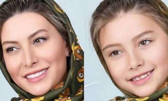 عکس کودکی فریبا نادری