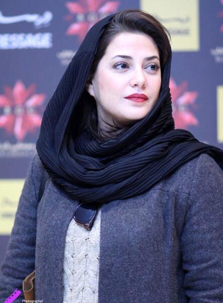 عکس با حجاب طناز طباطبایی