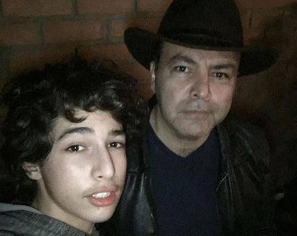 عکس جدید فریبرز عرب نیا و پسرش