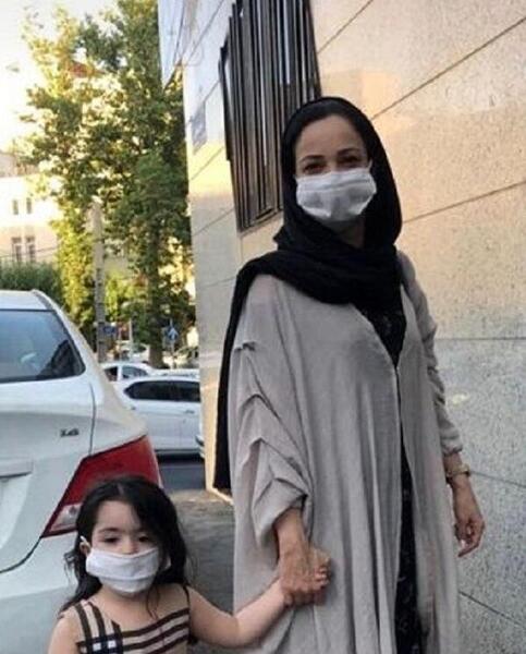 عکس احمد مهرانفر و دخترش