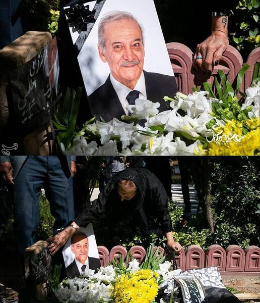 عکس سیامک اطلسی باهمسرش