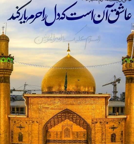 عکس حرم علی ع