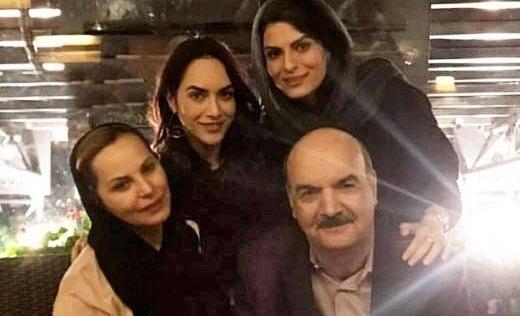 عکس ایرج طهماسب و همسر و دخترش