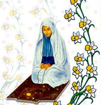 عکس در حال نماز