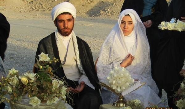 عکس عروسی طلبه ها