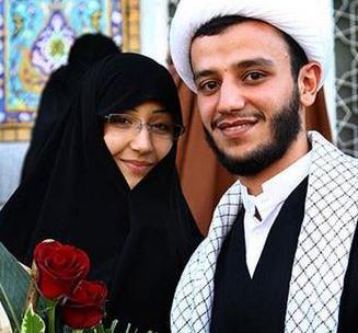 عکس عروسی طلبه ها