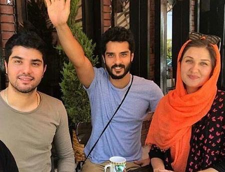 عکس ساعد سهیلی و فرزندش