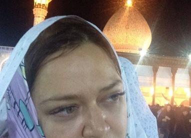 عکس بهاره رهنما در حرم