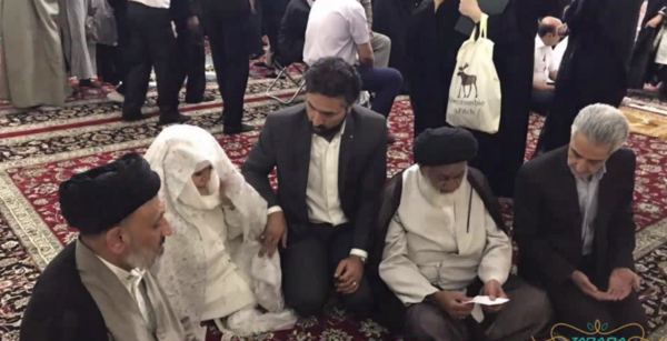 عکس بهاره رهنما در حرم