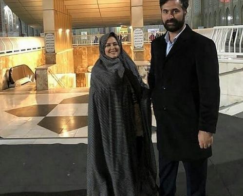 عکس بهاره رهنما در حرم