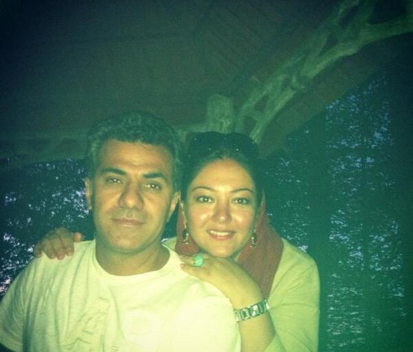عکس رزیتا غفاری با همسر