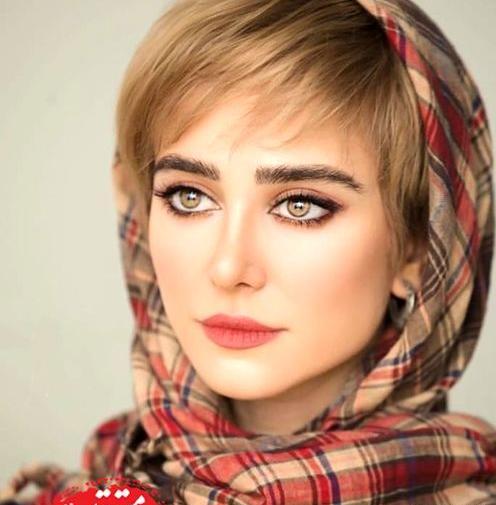 عکس الناز حبیبی با گریم