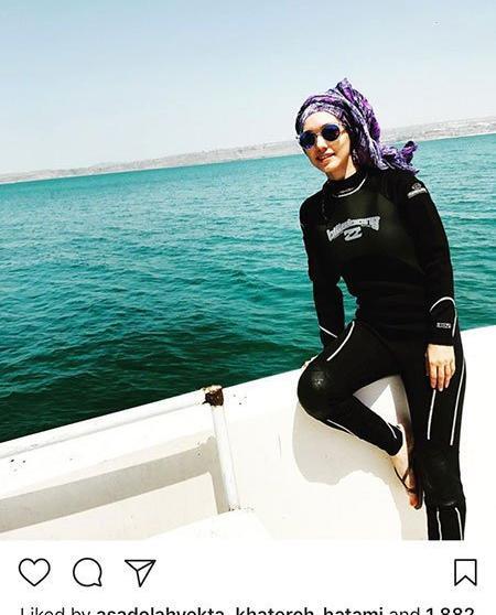 عکس با حجاب شهرزاد کمال زاده