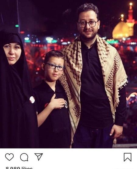 عکس مرحوم سیروس گرجستانی و خانواده
