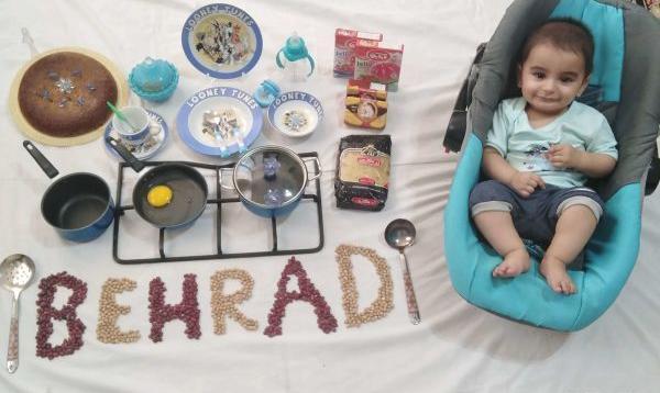 عکس ماهگرد پنج ماهگی دختر