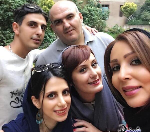 عکس پرستو صالحی و شوهرش