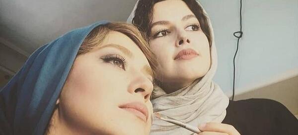 عکس آزاده صمدی و بهاره کیان افشار