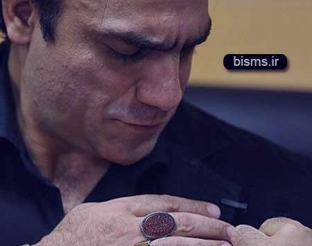 عکس انوش معظمی و همسرش