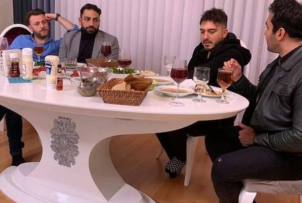 عکس علی انصاریان در شام ایرانی