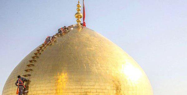 عکس گنبد حرم امام حسین