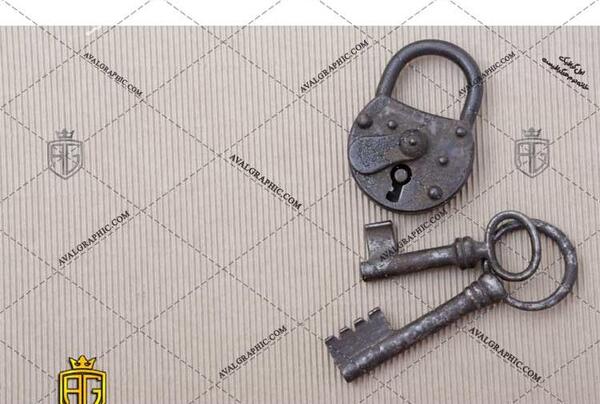 عکس شاه کلید قفل کتابی