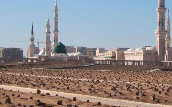 عکس حرم پیامبر وقبرستان بقیع
