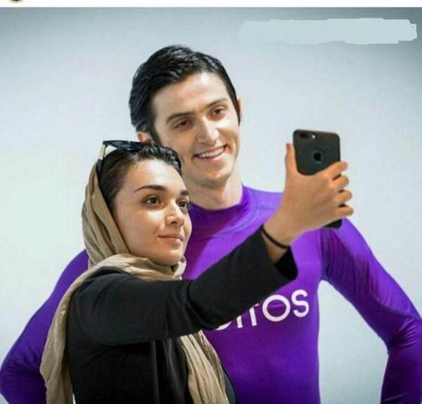 عکس ترانه علیدوستی با سردار آزمون