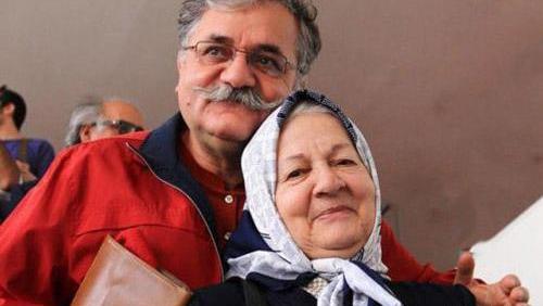 عکس رابعه مدنی وهمسرش