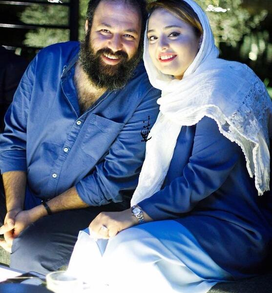 عکس رابعه مدنی وهمسرش