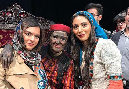 عکس رابعه مدنی وهمسرش