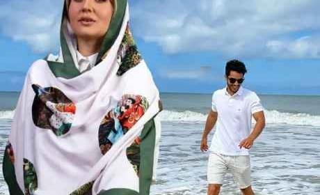 عکس ساعد سهیلی در کنار همسرش