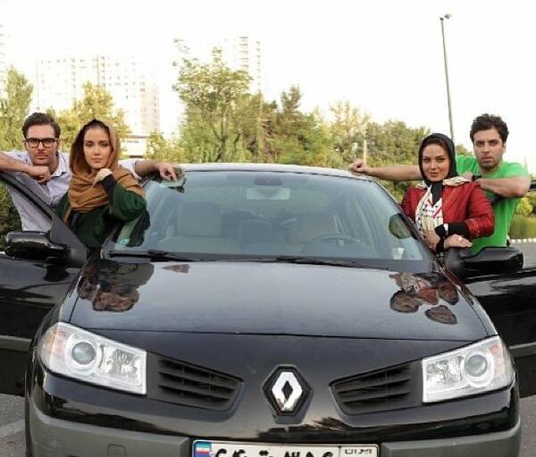 عکس دانیال عبادی و افسانه پاکرو