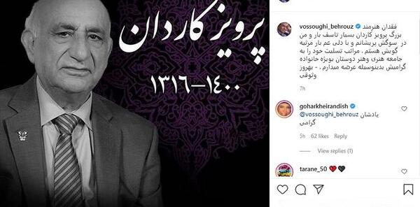 عکس پرویز کاردان