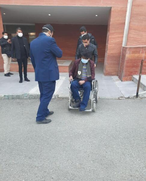 آخرین عکس علی انصاریان در بیمارستان