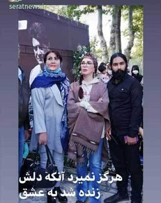 عکس افسانه بایگان در مراسم شجریان