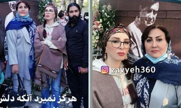 عکس افسانه بایگان در مراسم شجریان