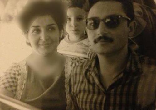 عکس جوانی گیتی همسر جمشید مشایخی