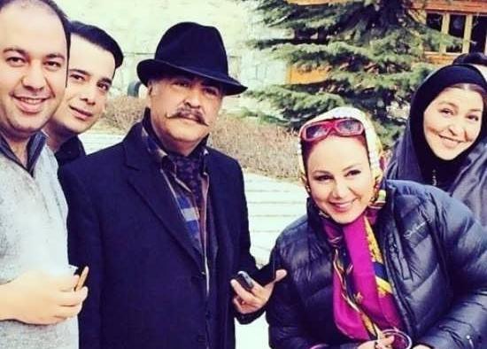 عکس ساعد هدایتی با همسرش
