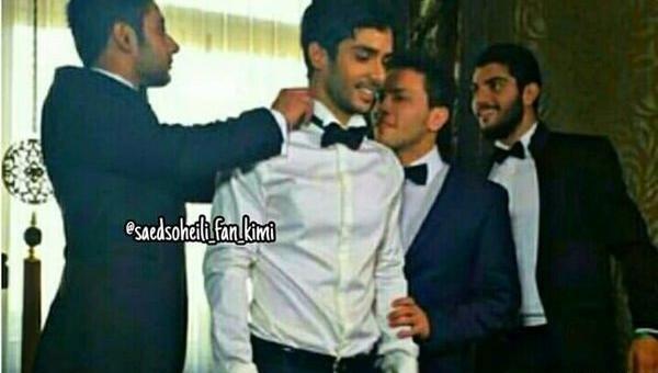 عکس ساعد سهیلی و همسرش و فرزندش