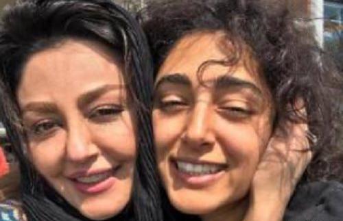 عکس شقایق فراهانی با خانواده