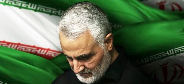 عکس حاج قاسم سلیمانی با حضرت عباس