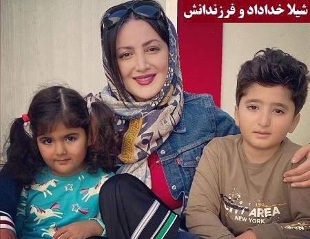 عکس شیلا خداداد و فرزندش