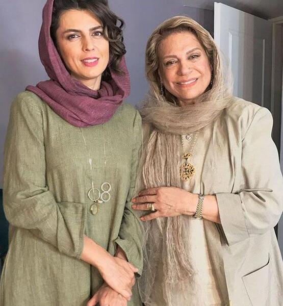 عکس آزاده صمدی در سریال دیوار به دیوار