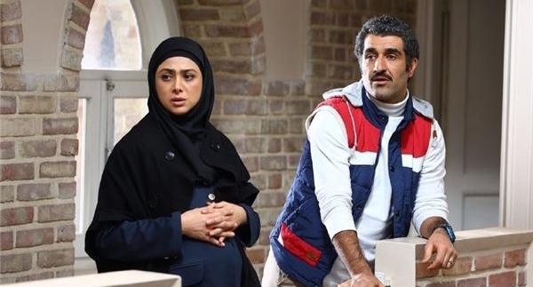 عکس آزاده صمدی در سریال دیوار به دیوار