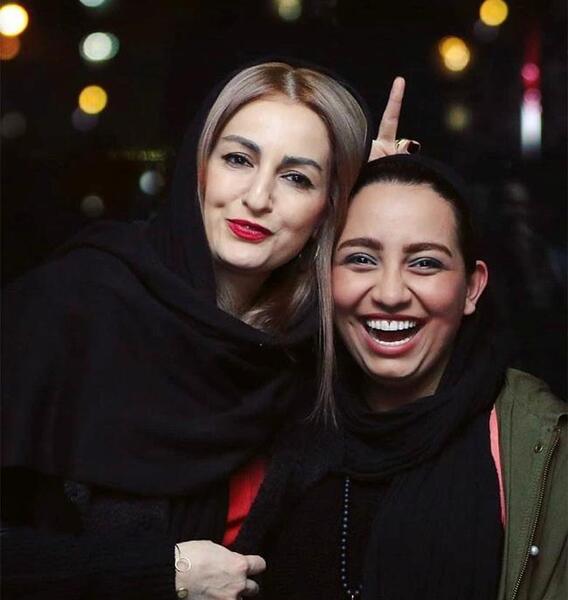 عکس شقایق دهقان وهمسرش وفرزندش